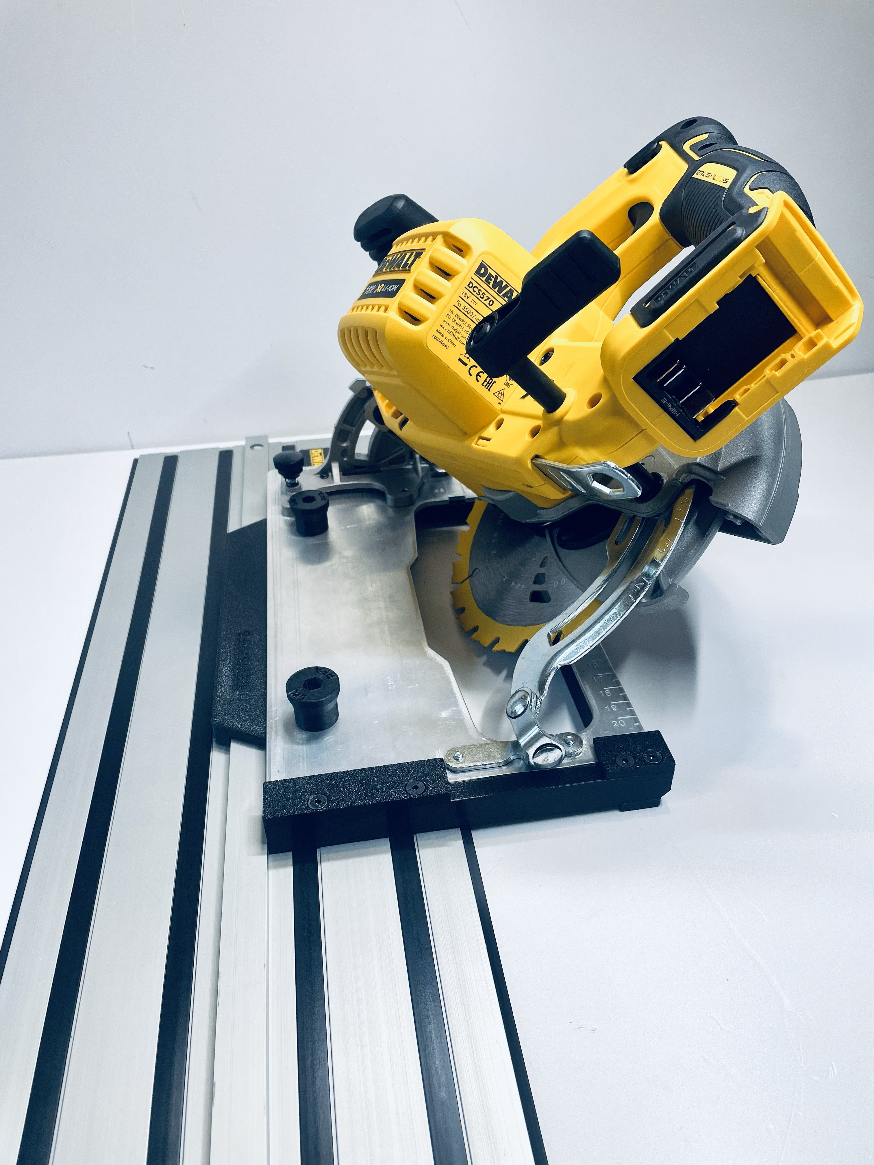 Guide Rail Adapter for DeWalt DCS570 DWE575 DCS575 DCS578 DCS573 Base Dewalt Rail Track For Angle Cutting