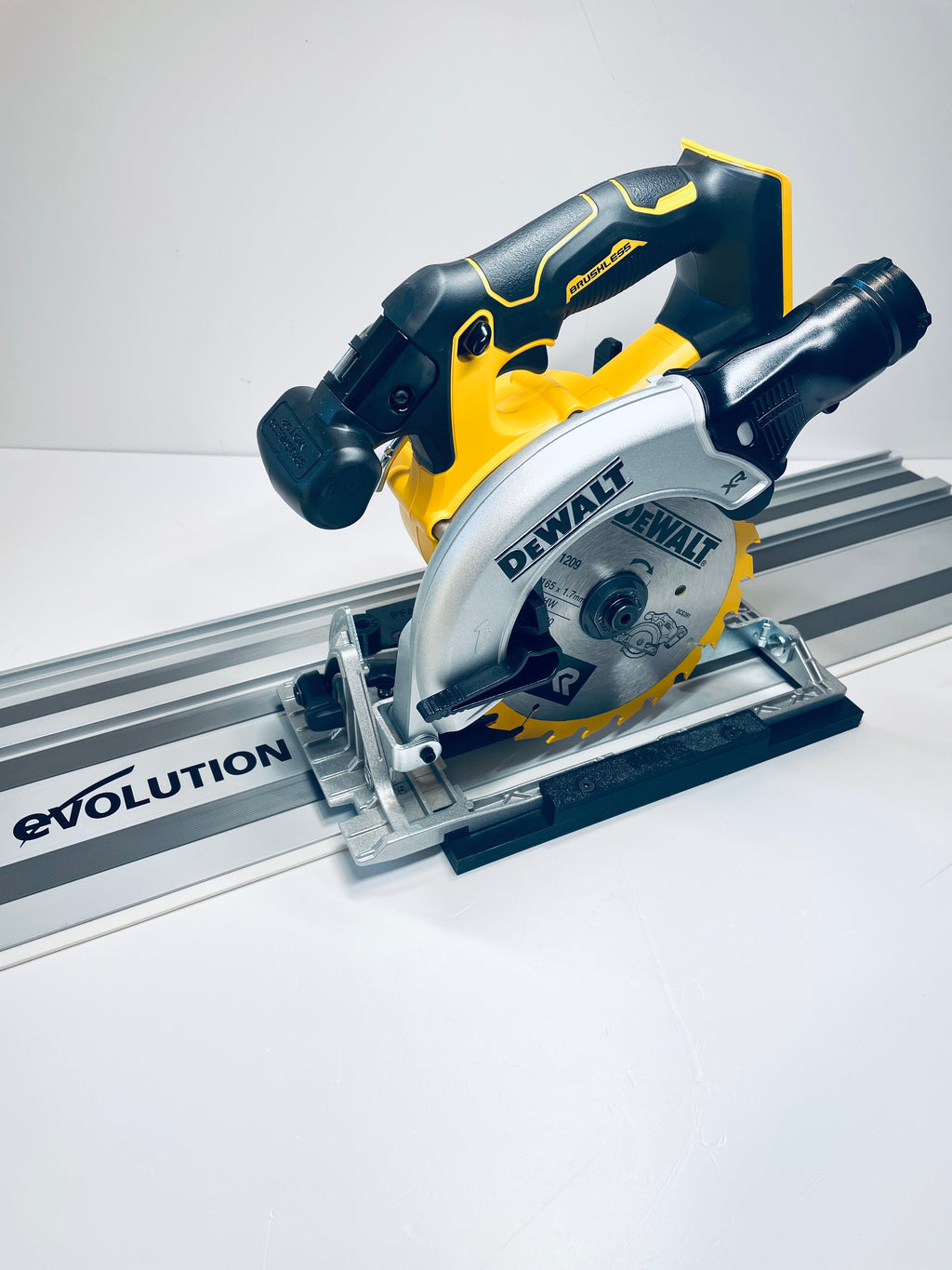 Dewalt DCS391 DCS565 Adapter Base Evolution Circular Saw Guide Rail Track