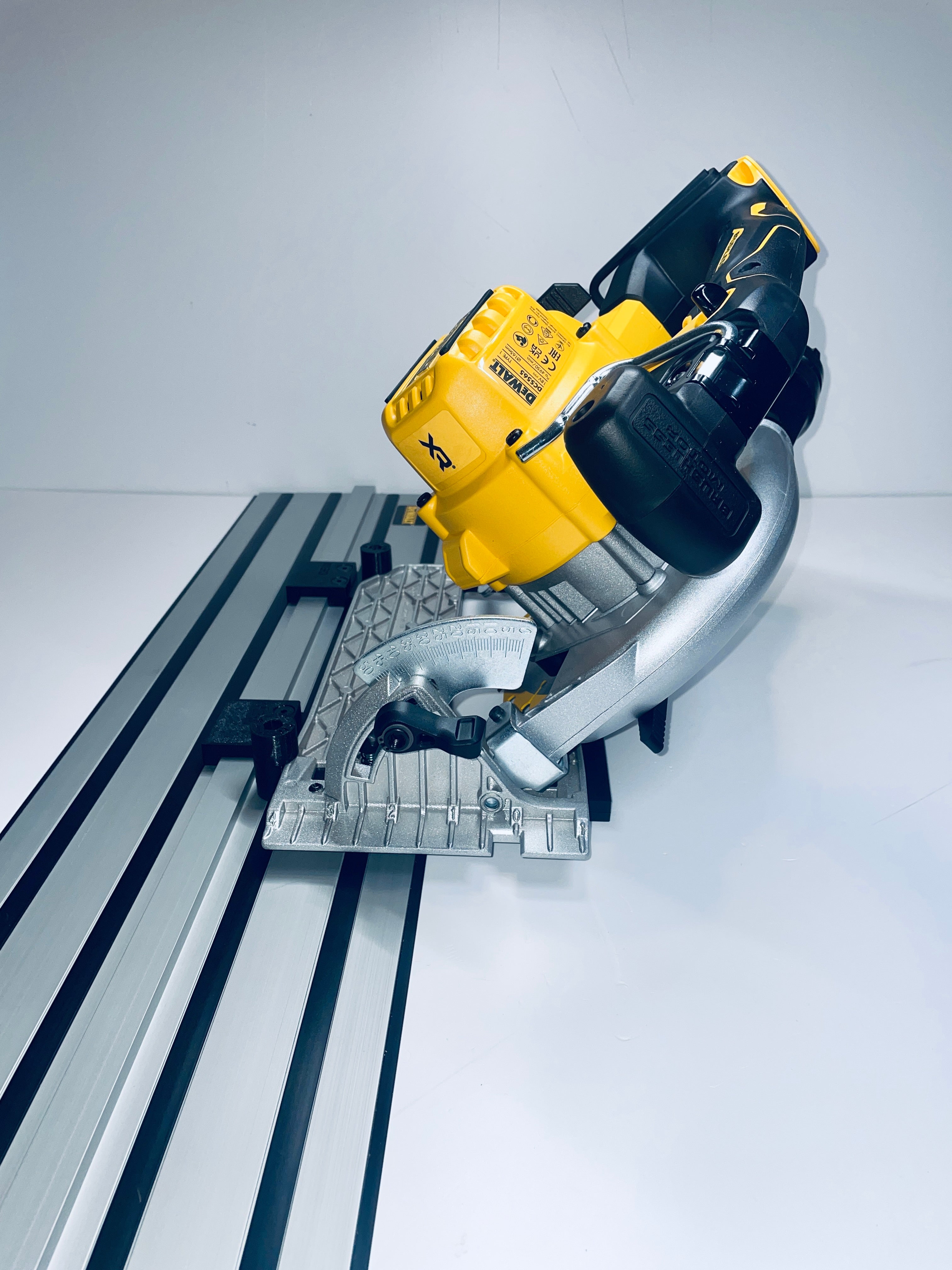 Dewalt DCS391 DCS565 Circular Saw Adapter Dewalt Rail Track Angle cuting version