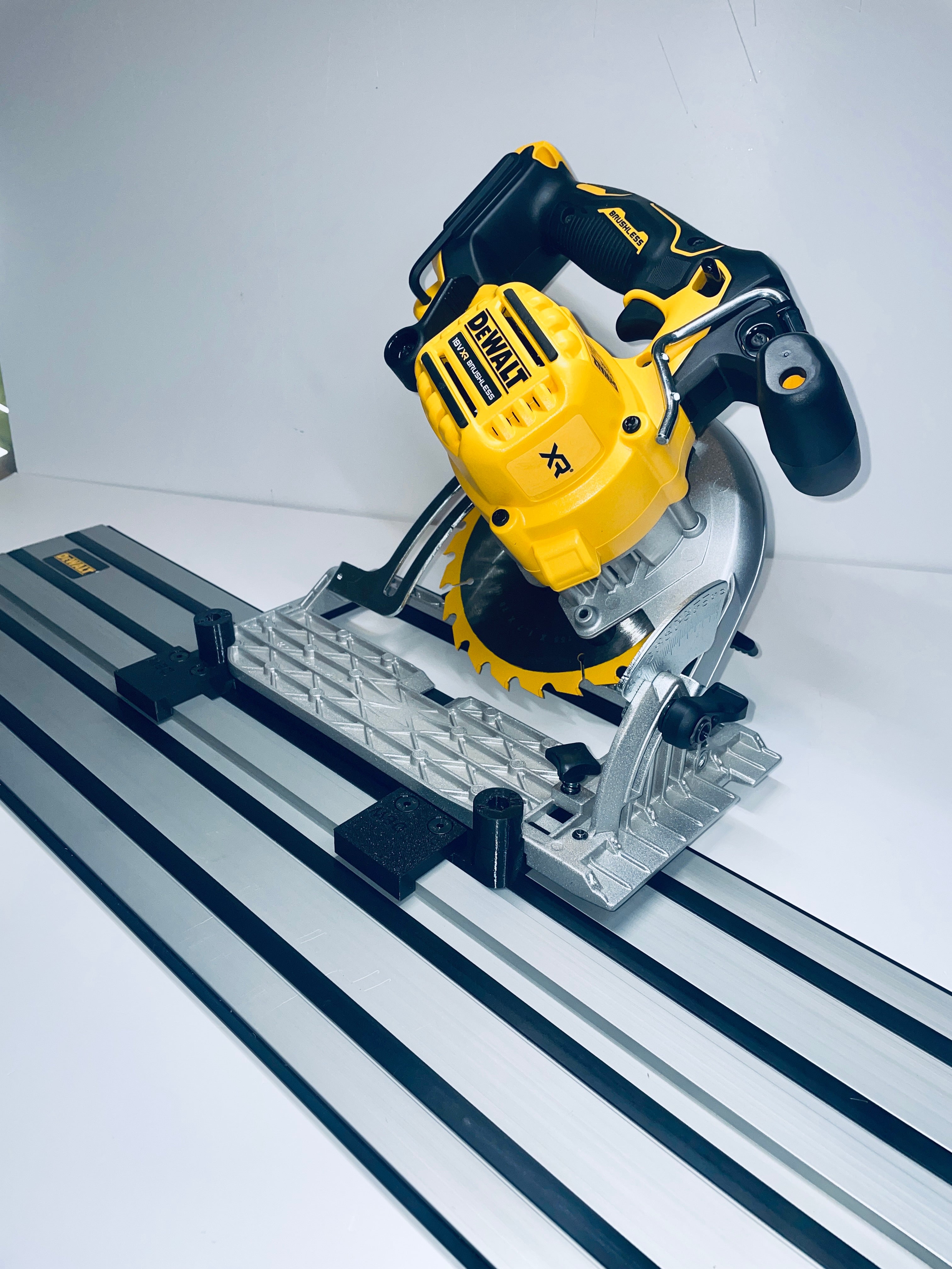 Dewalt DCS391 DCS565 Circular Saw Adapter Dewalt Rail Track Angle cuting version