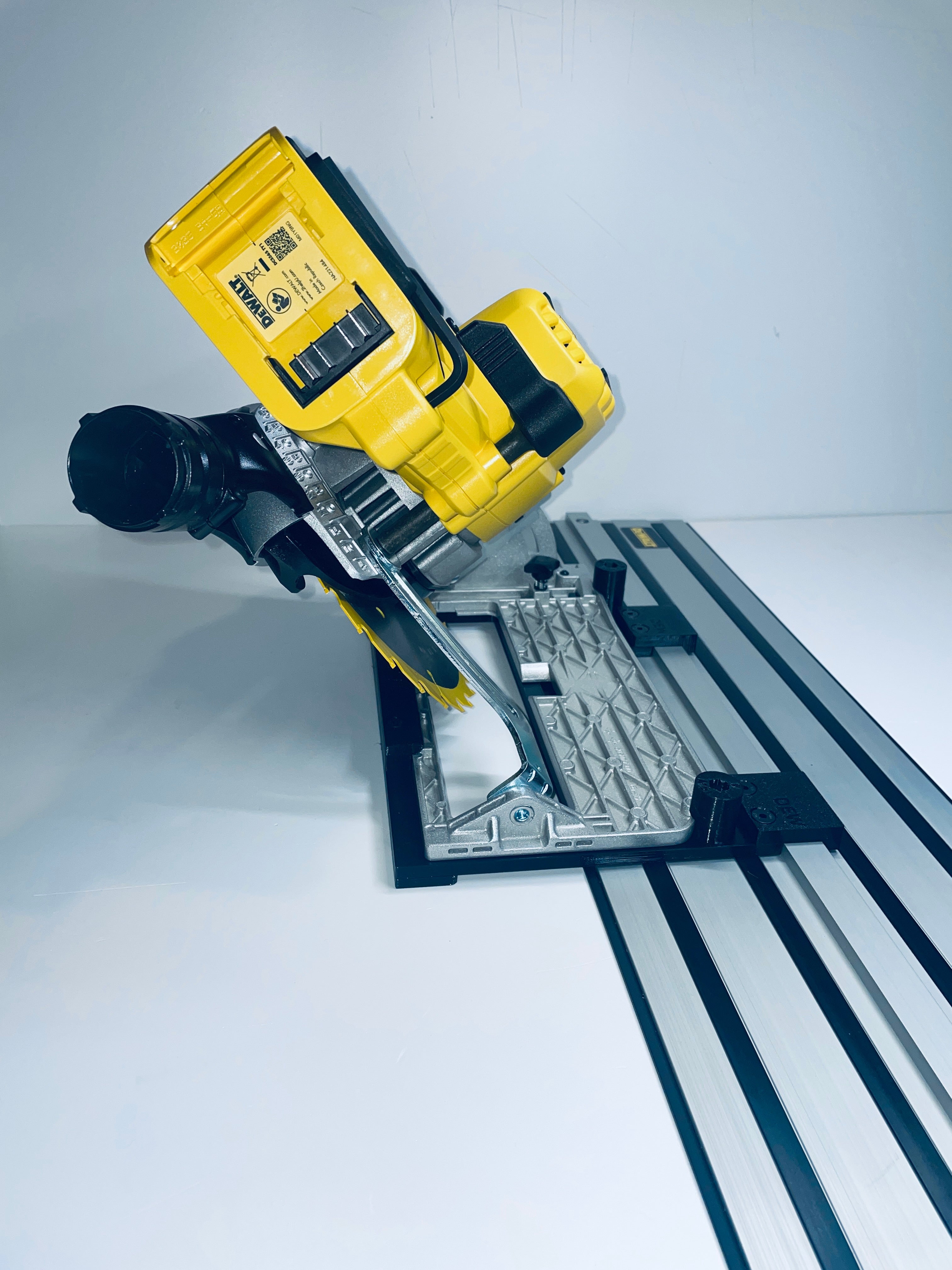 Dewalt DCS391 DCS565 Circular Saw Adapter Dewalt Rail Track Angle cuting version