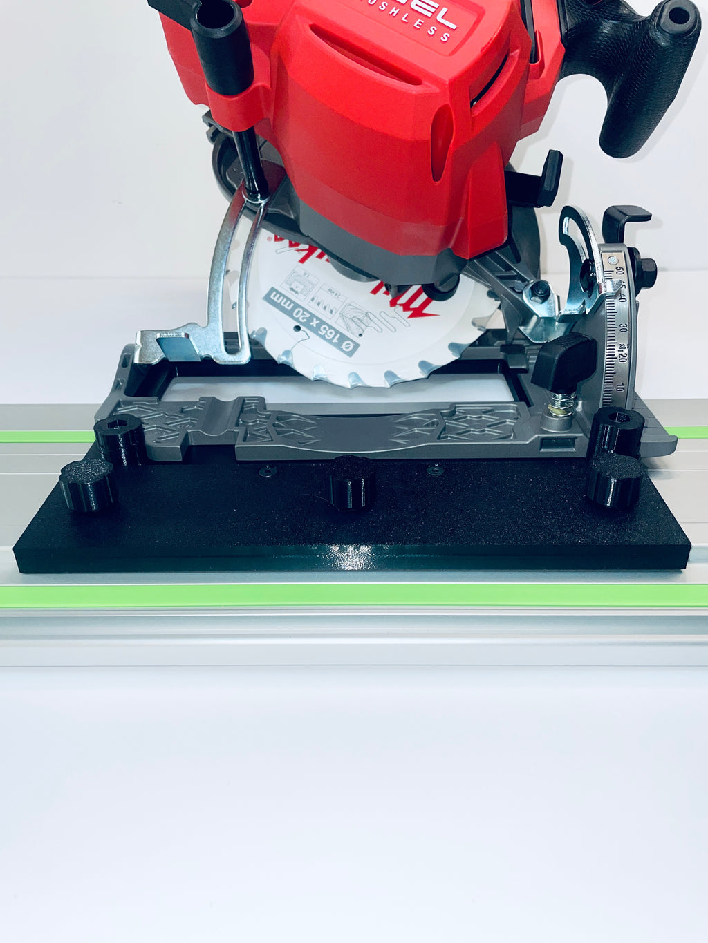 Milwaukee M18 FCS552 2833-20 Festool Guide Rail Adapter Base Plate - Bevel/Angle Cut