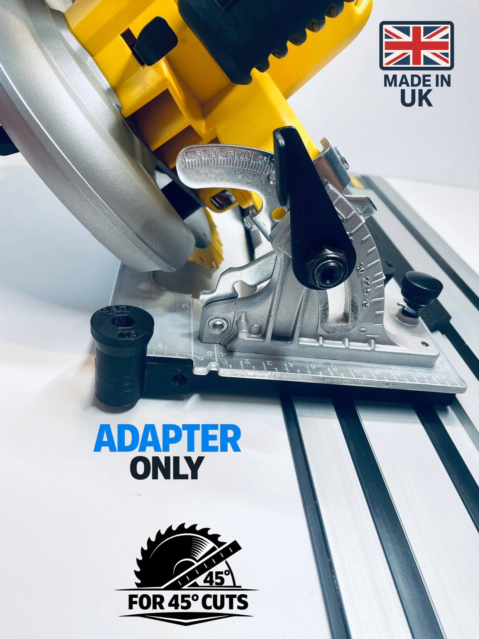 Guide Rail Adapter for DeWalt DCS570 DWE575 DCS575 DCS578 DCS573 Base Dewalt Rail Track For Angle Cutting