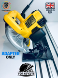 Angle Cut Guide Rail Adapter for DeWalt DWE560 / DWE560K Circular Saw – For DeWalt Guide Rail