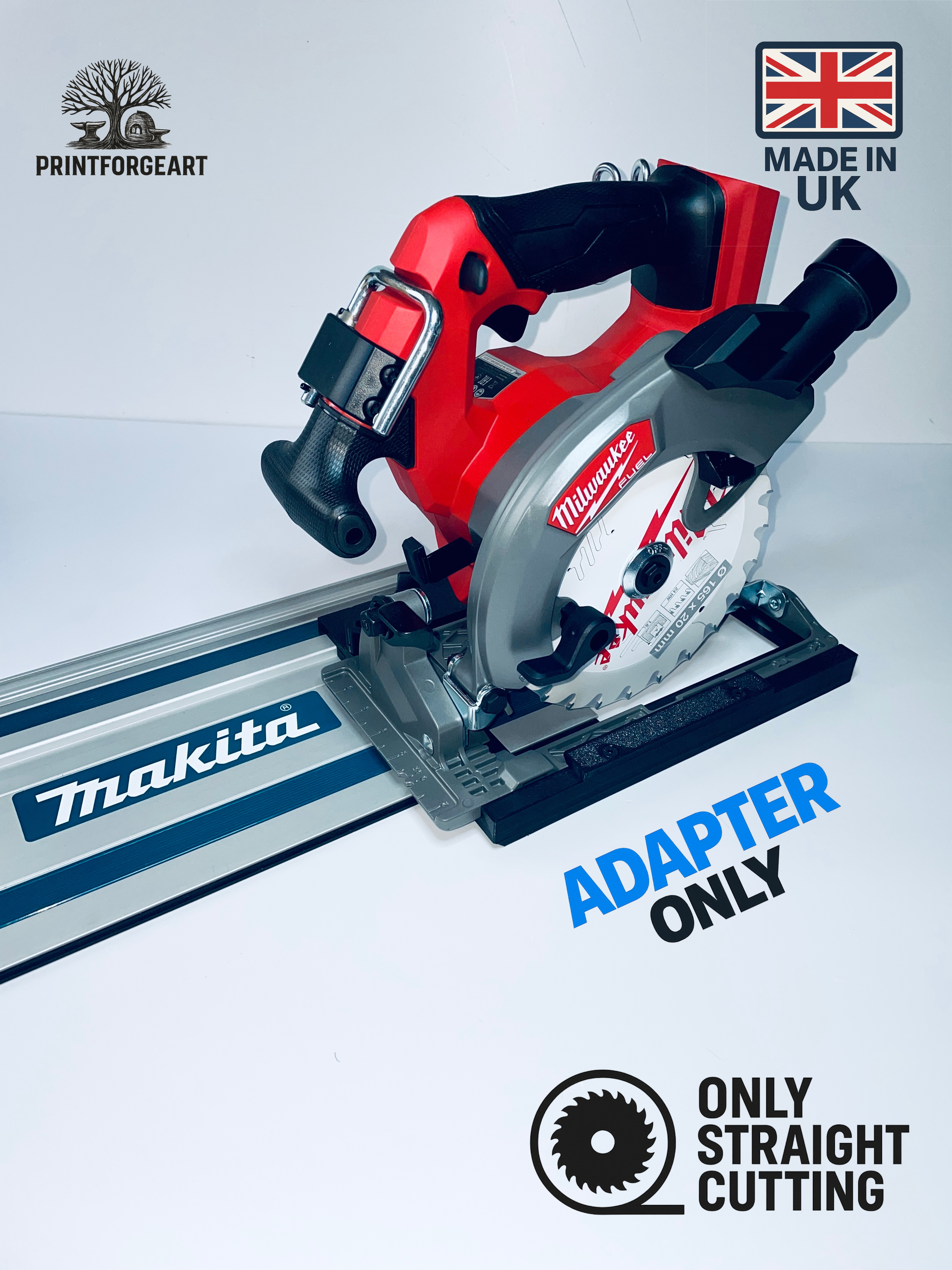 Milwaukee FCS552 Adapter Plate Compatible With Makita Guide Rail Track