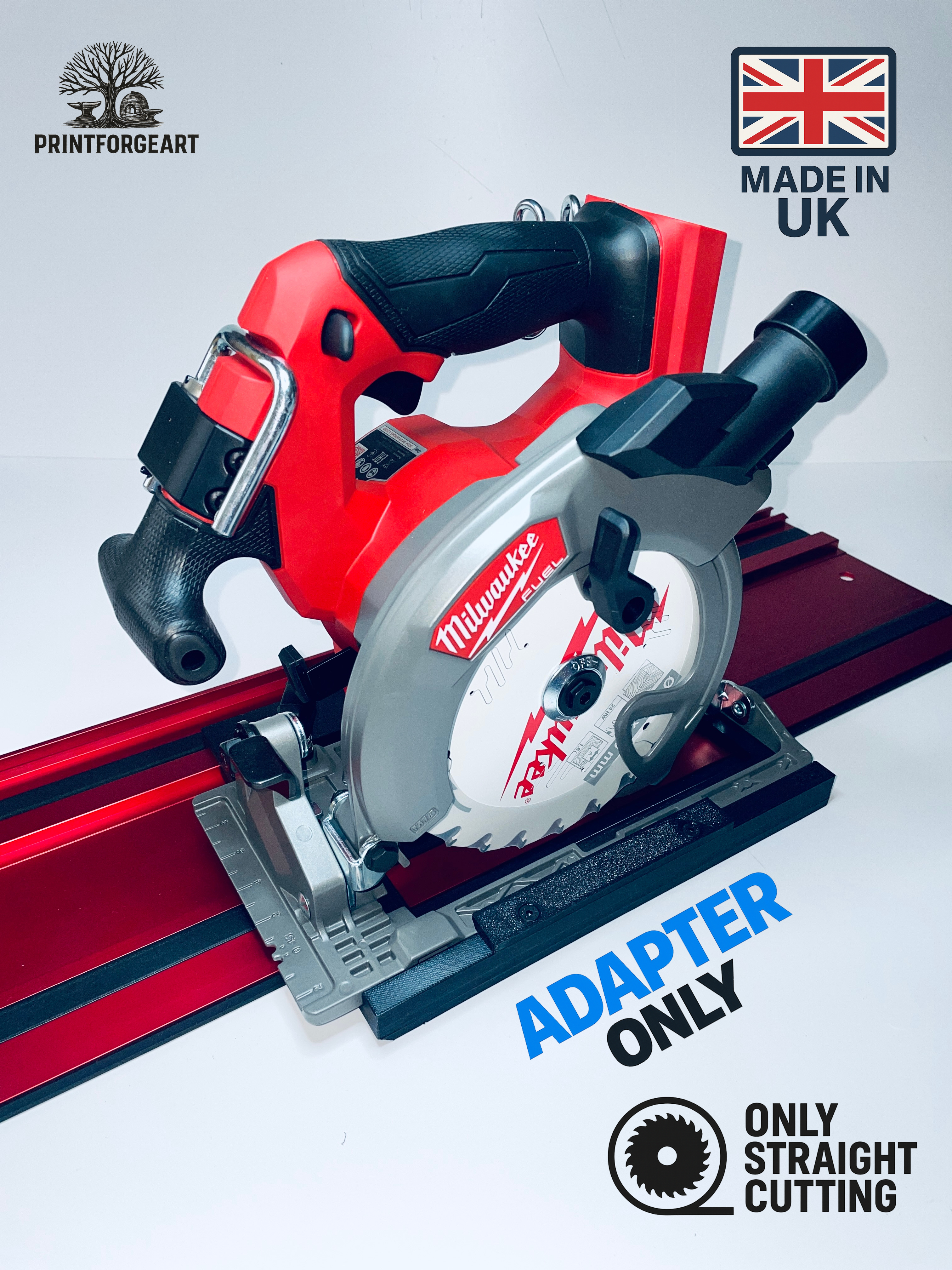 Milwaukee FCS552 Adapter Plate Compatible With Milwaukee Guide Rail Track