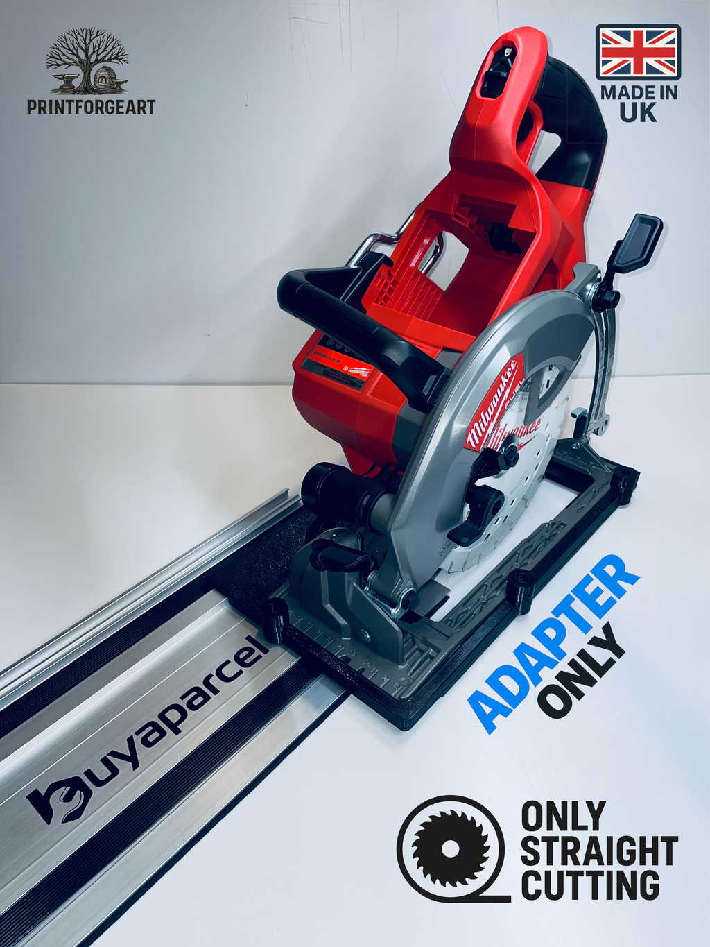 Milwaukee FCS552 Adapter Plate Compatible With Buyaparcel Guide Rail Track