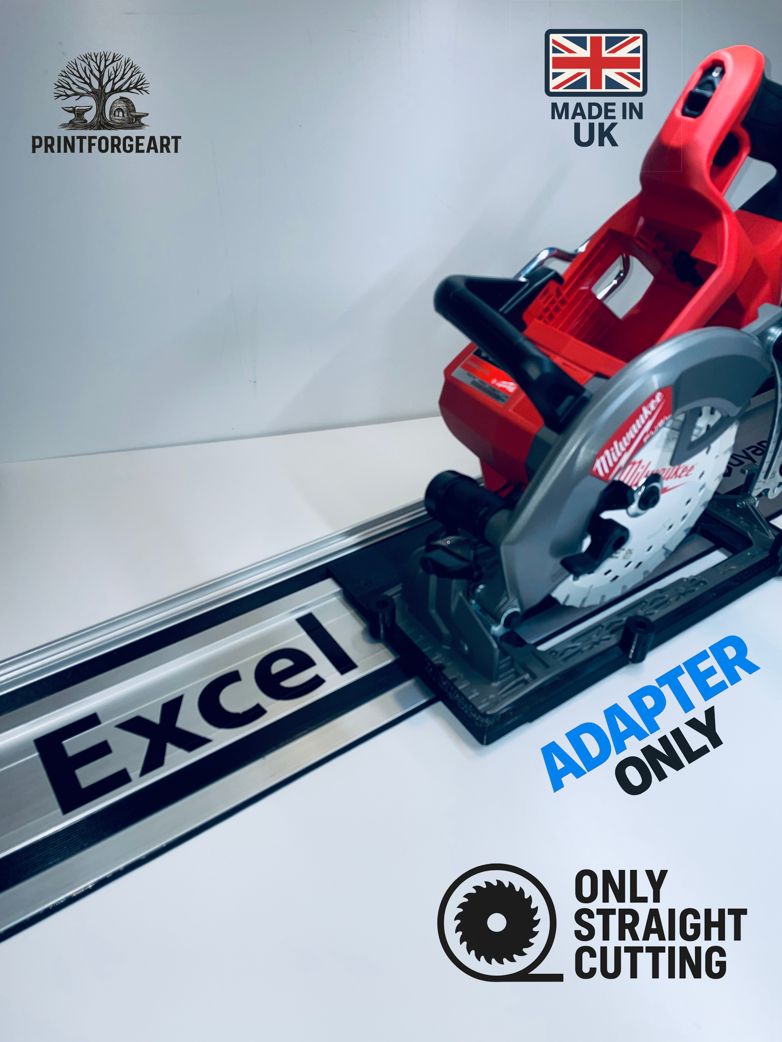 Milwaukee FCS552 Adapter Plate Compatible With Excel Guide Rail Track